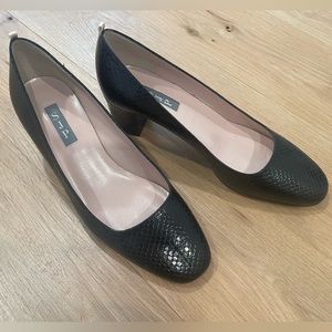 SJP (Sarah Jessica Parker) Black Python Heels - Size 39